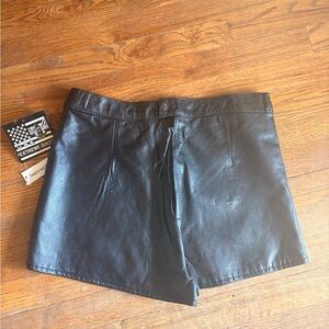 90’s Vintage leather shorts